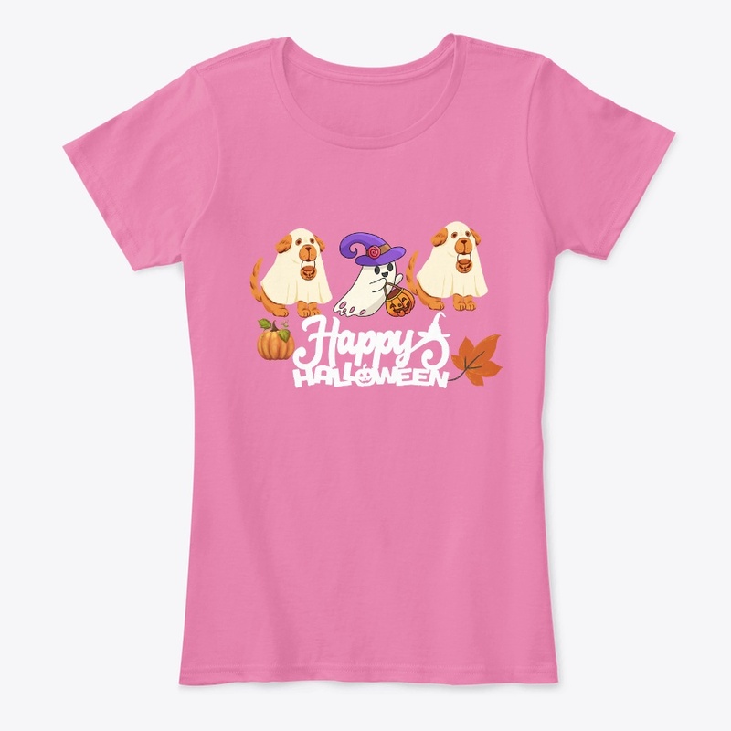 Halloween Ghost Dog T shirt 