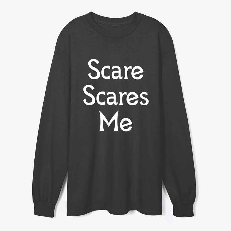 Scare scares me printed long tee