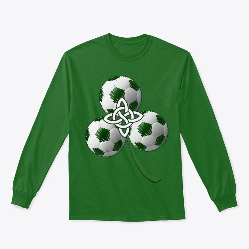 Soccer Ball Celtic Knot St Patricks Gift