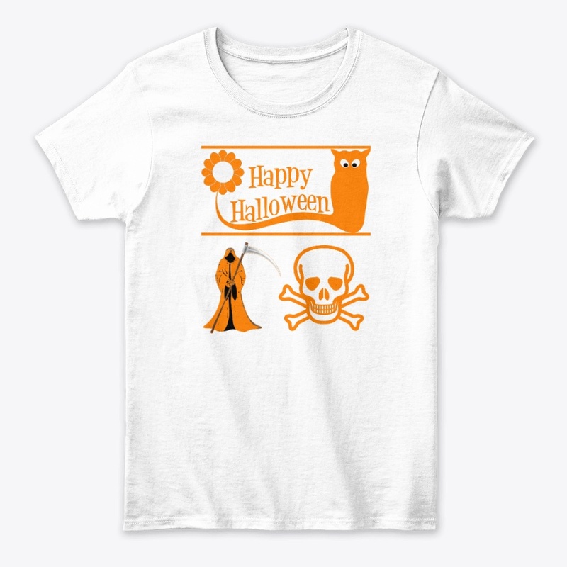 Happy Halloween - diable et crâne