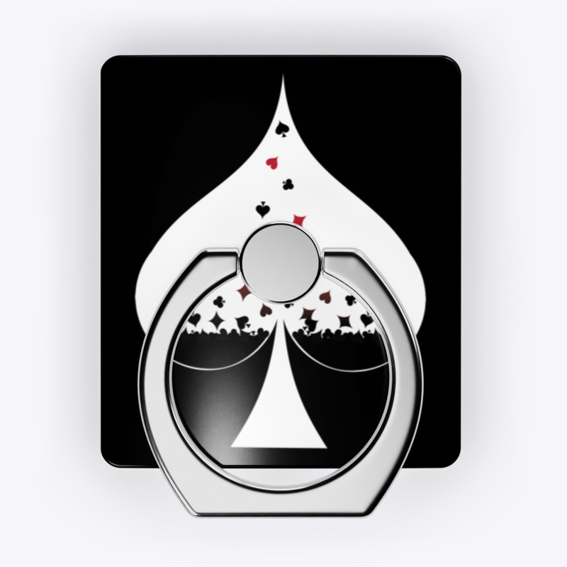 White Hourglass Spade