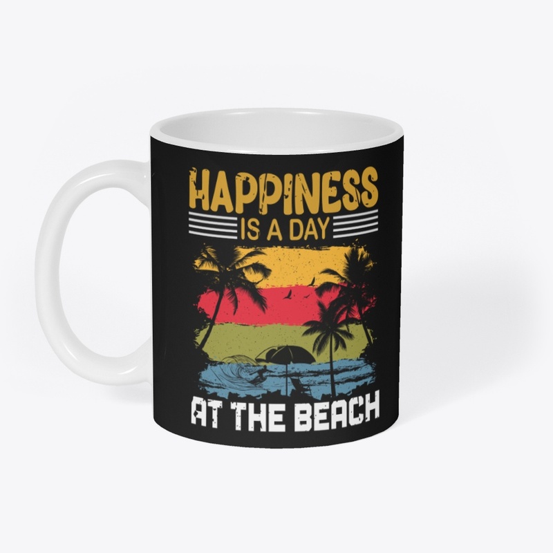 at the beach t shirt design 