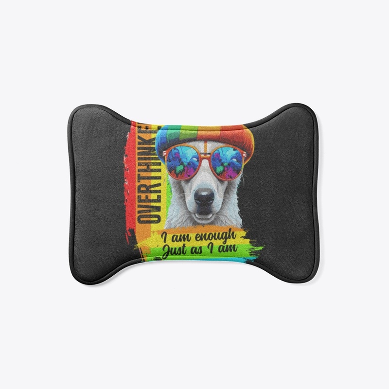 Rainbow Cute Dog T-shirt Design