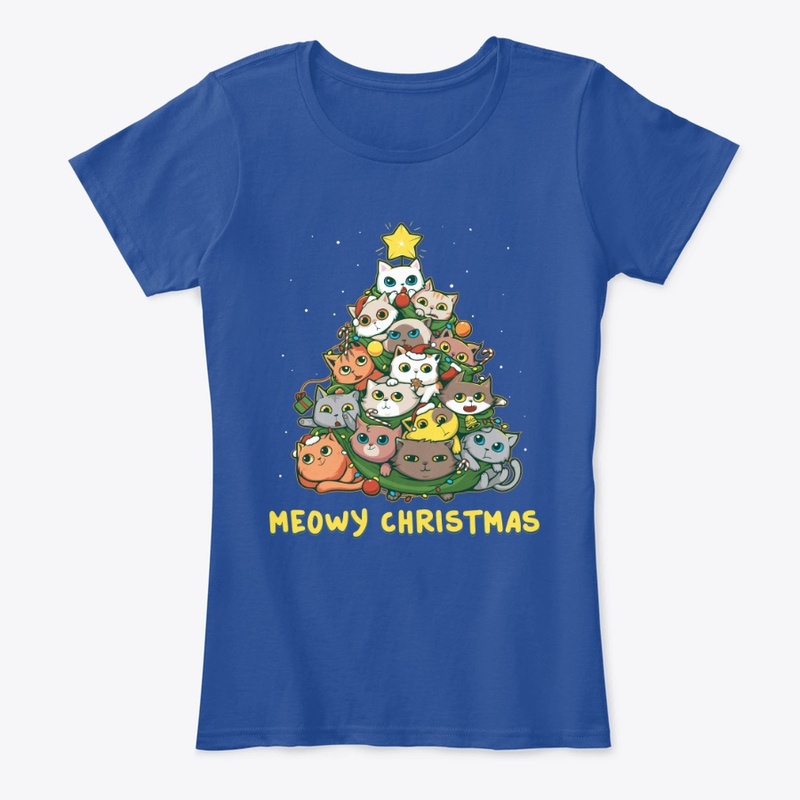 Meowy Christmas Cat Christmas Shirt