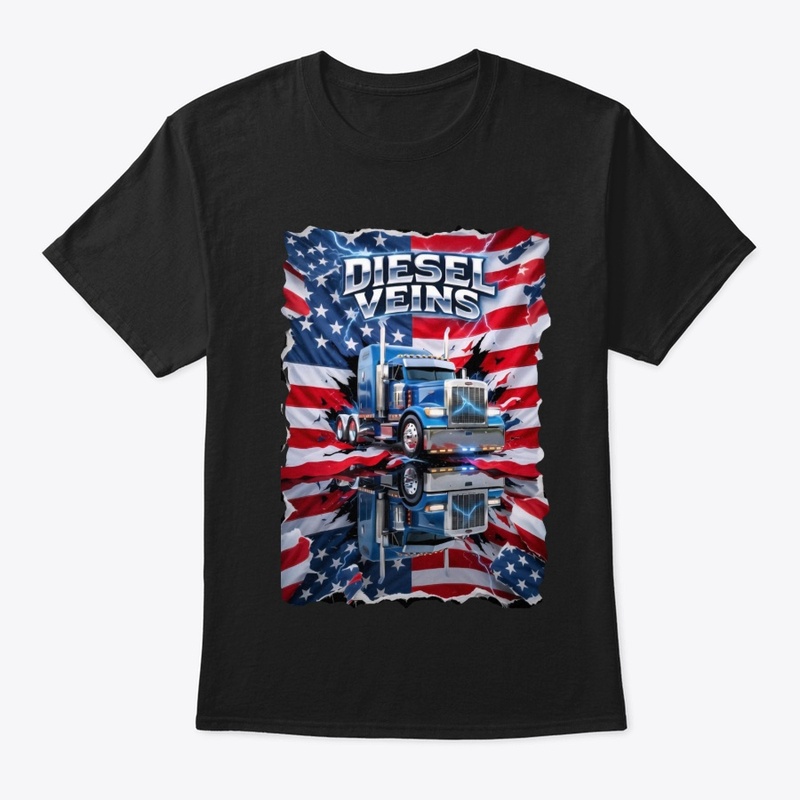 Dieselveins Trucker T Shirt