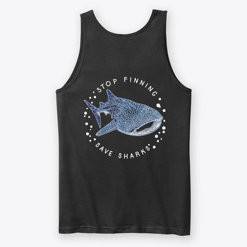 Stop Finning - Whale Shark (Blue Circle)
