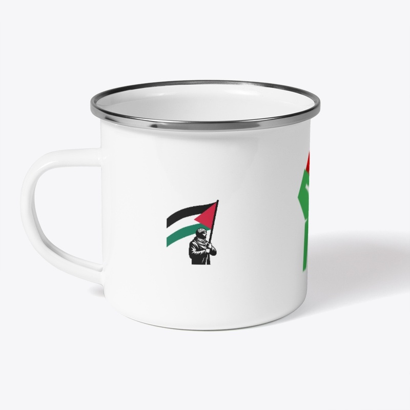 Palestine camping mug