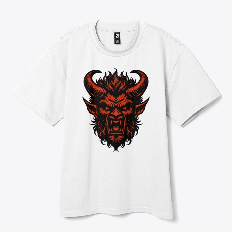 Powerful Devil Head Graphic