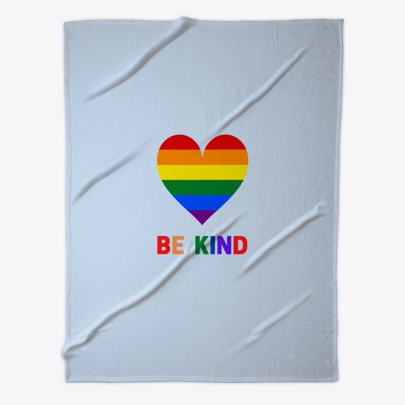 Be kind rainbow & heart