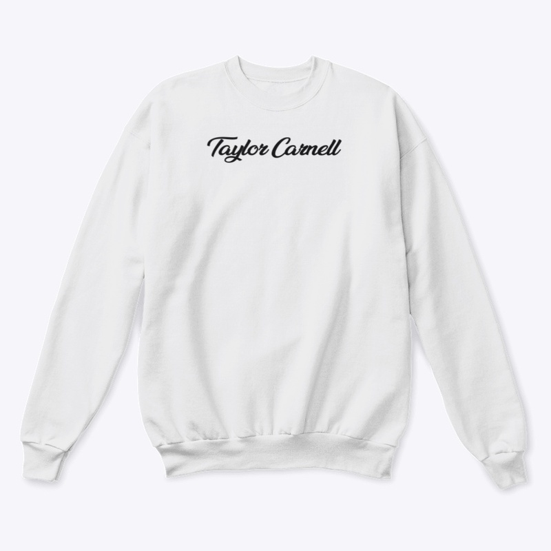 Taylor Carnell White Sweatshirt
