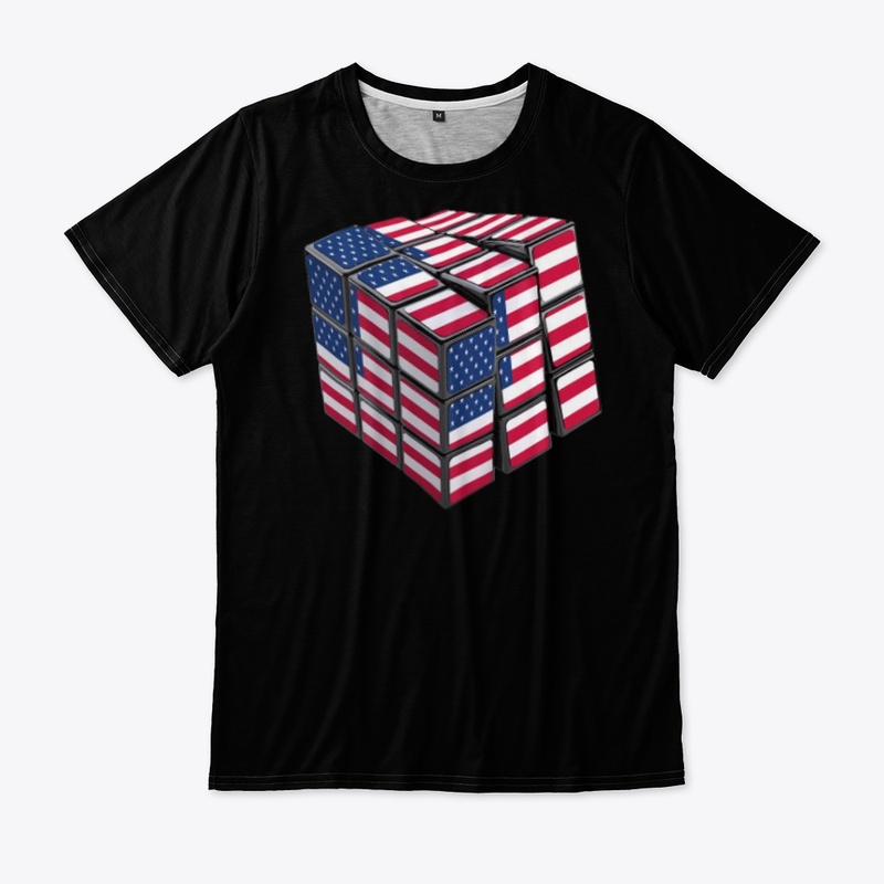 Usa Flags Tees for men's and women's