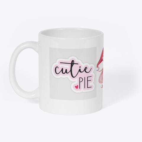 Cute Mug  White T-Shirt Front