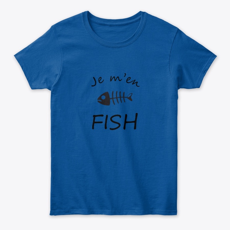 tee-shirt je m'en fish