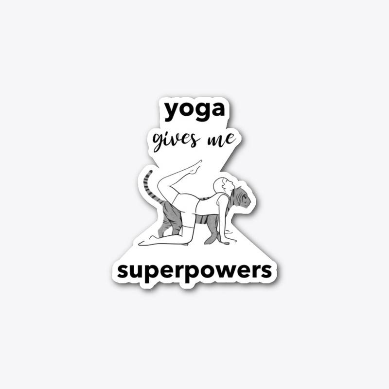 Yoga Gives Me Superpowers Tee