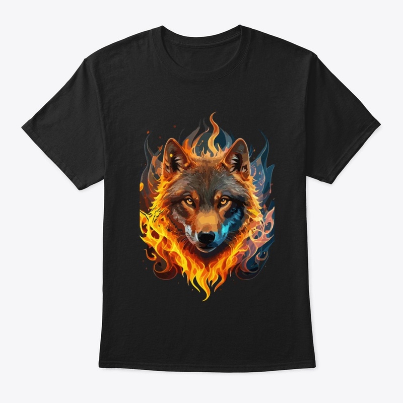 T-shirts Fire Lion