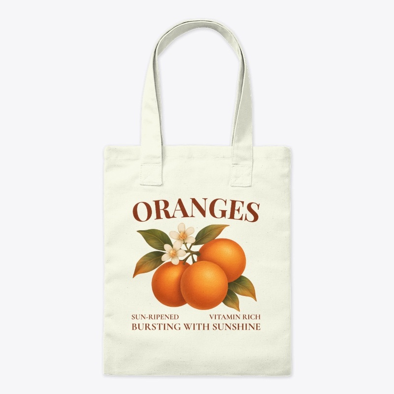 Vintage Orange | Botanical Citrus Art