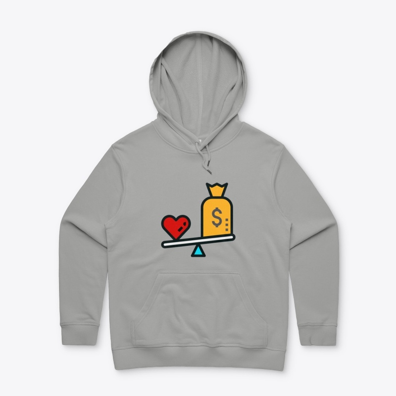 Love VS Money Short Hoodie