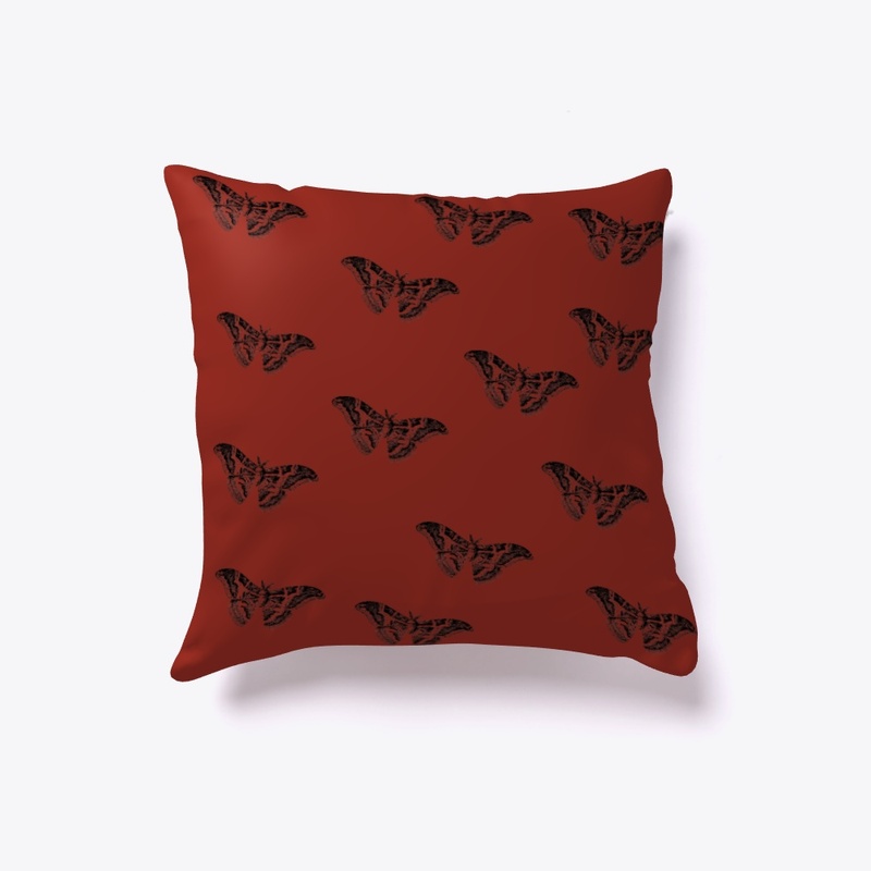 butterfly print pillow