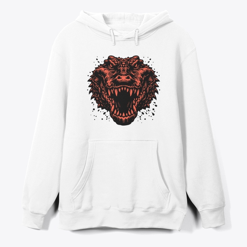 Fierce Alligator Head Apparel