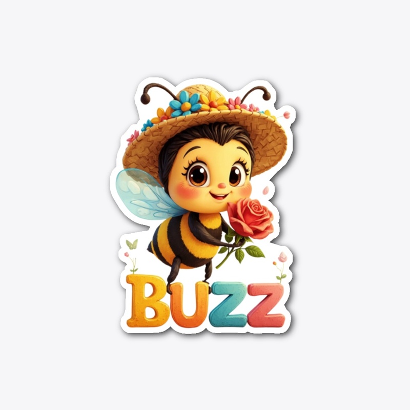 Bee for Kids with flower