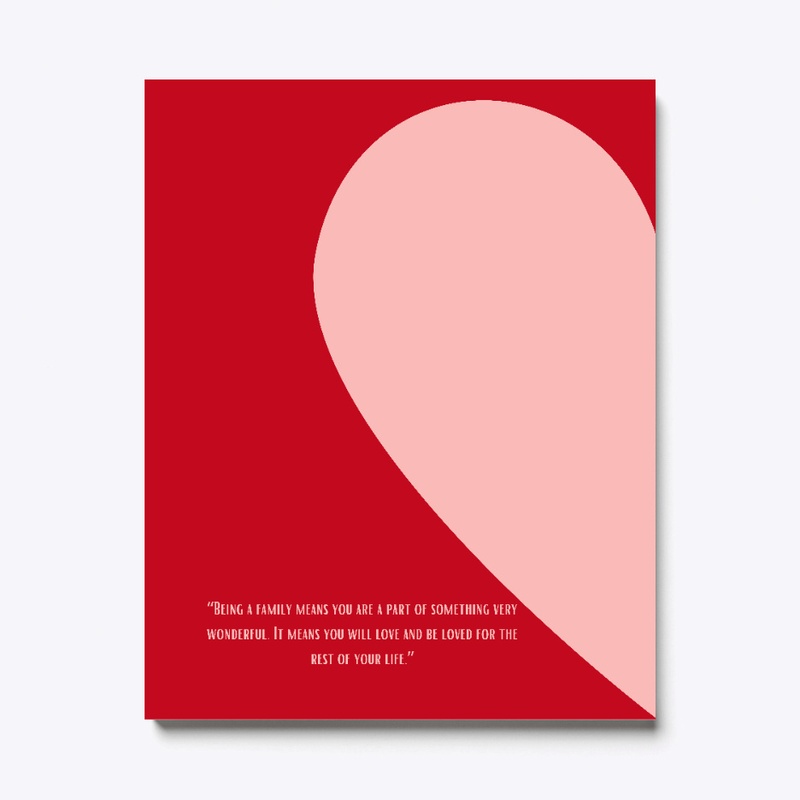 Family Love Quotes - Canvas Print