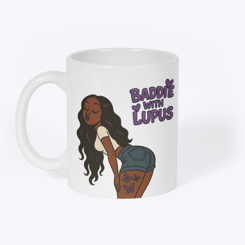Baddie With Lupus Awareness Brown