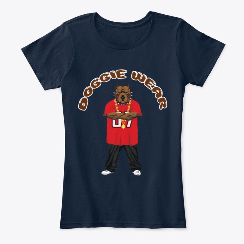 DOGGIE WEAR: Logo Brand (Brown Ink)