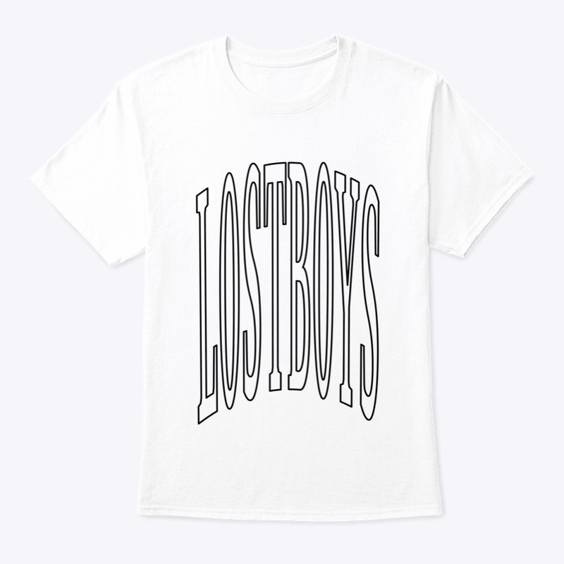 White Large Font Tee