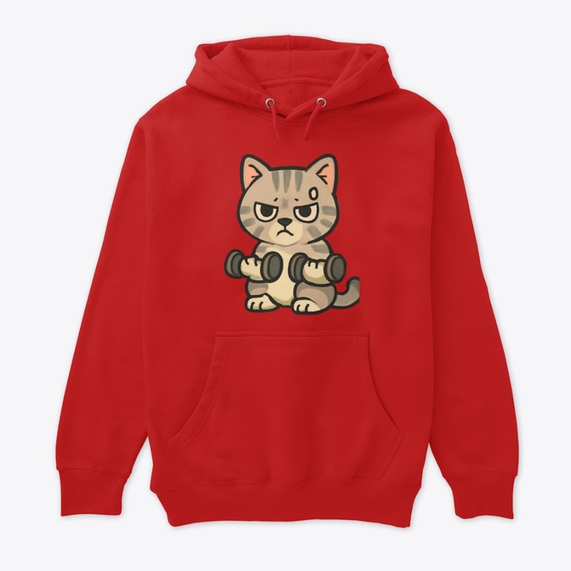 Gym Cat: No Pain, No Purrs