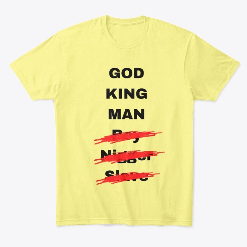 GOD, KING, MAN, MY NAME. THAT'S IT.