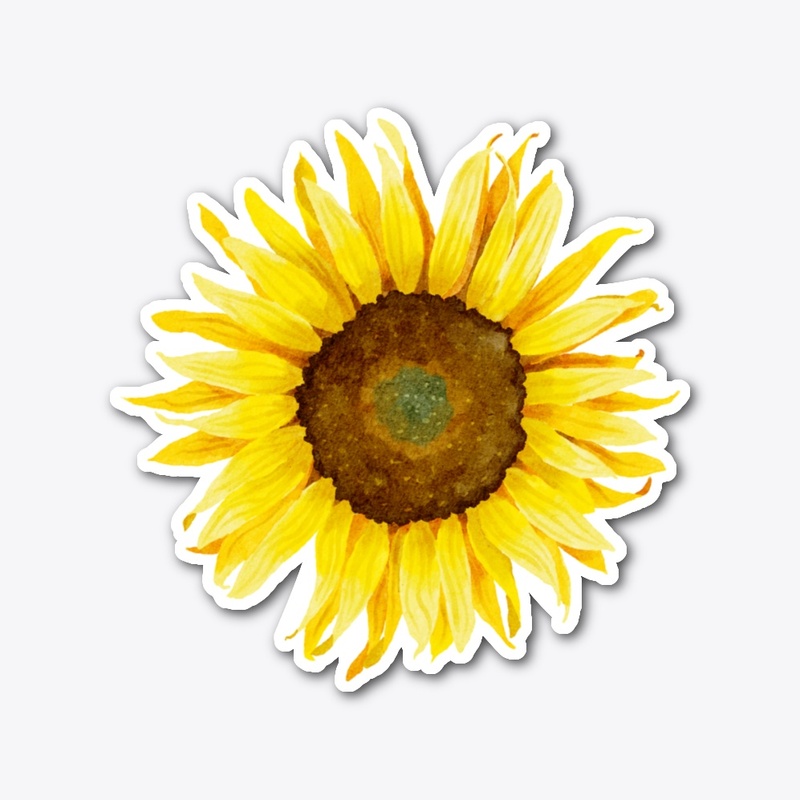 Watercolour Sunflower Designs