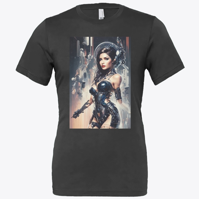 Futuristic Cyborg Woman