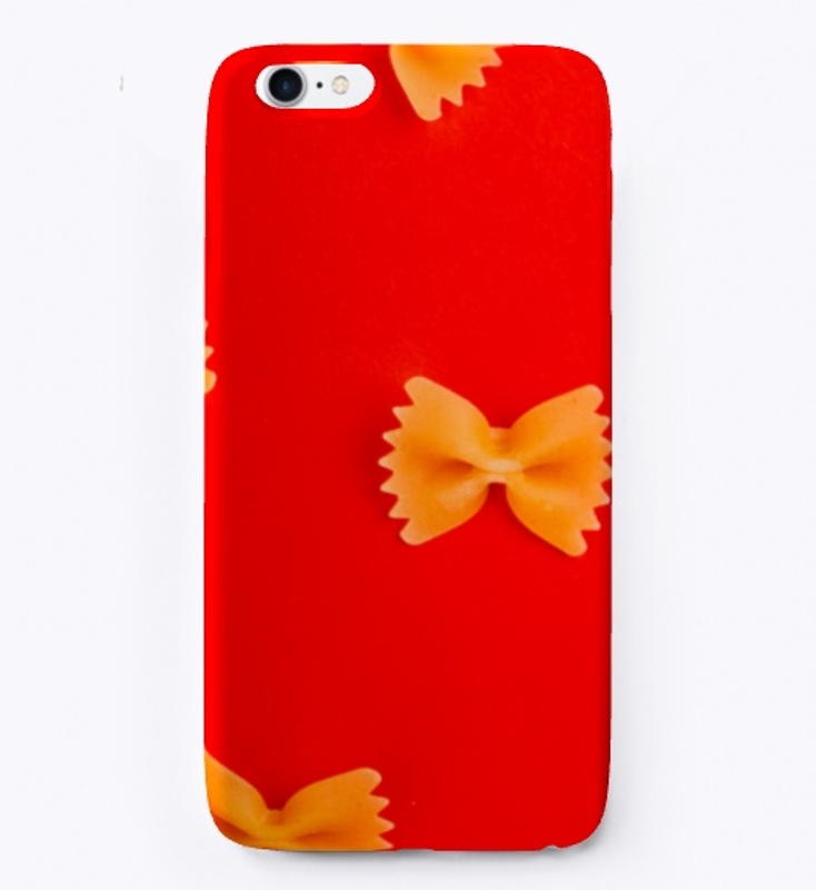 PASTA ON RED BACKGROUND