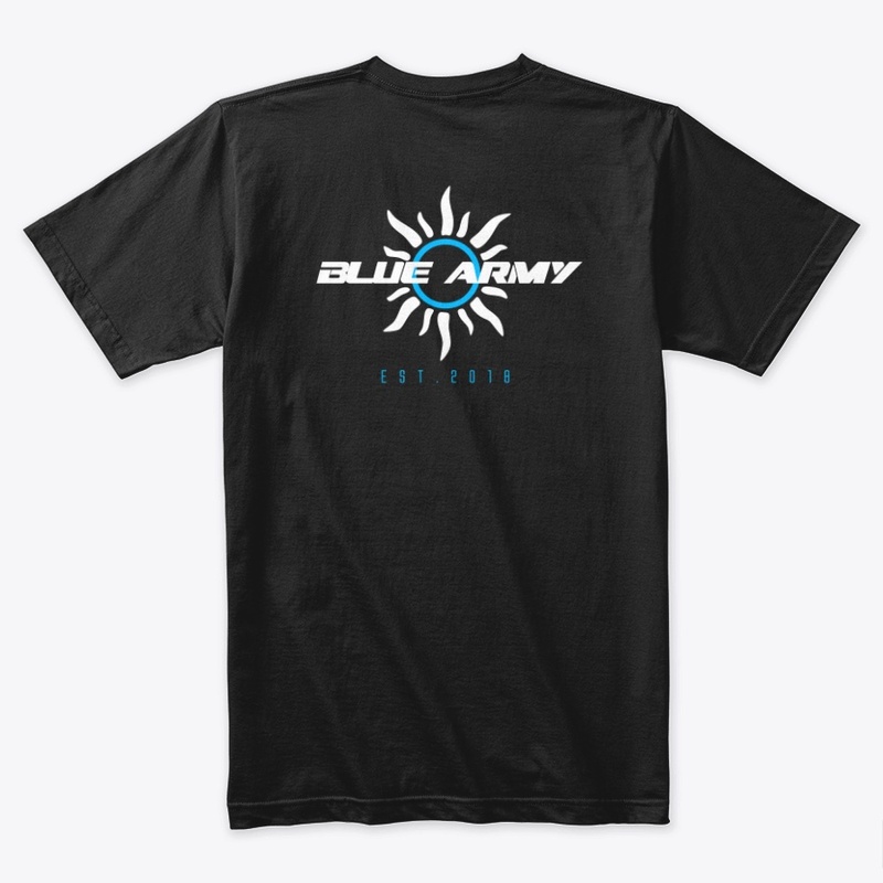 BA T-SHIRT- WHITE LOGO WITH BACK PRINT