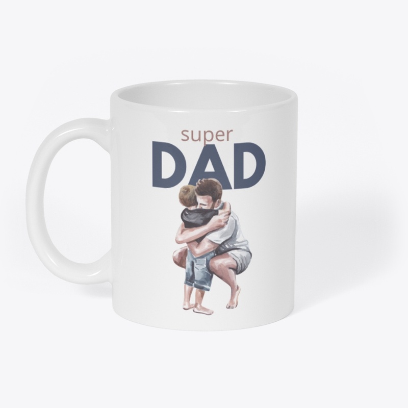 Super Dad  Design T-shirt & Mug Design