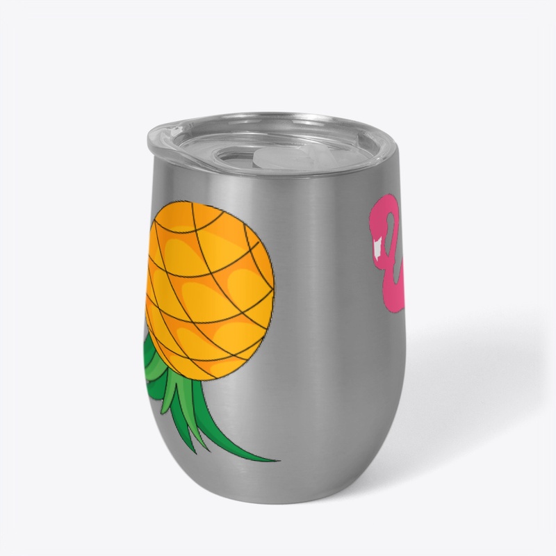 Pineaple & Flamingo Tumbler