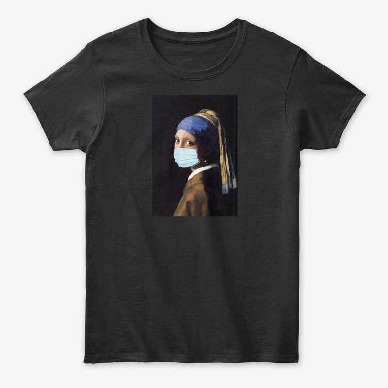 Girl With a Pearl Earring and a Mask