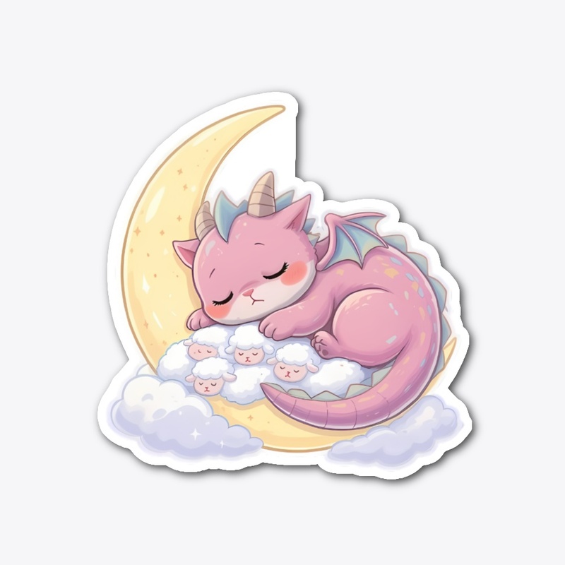 Adorable Sleeping Dragon