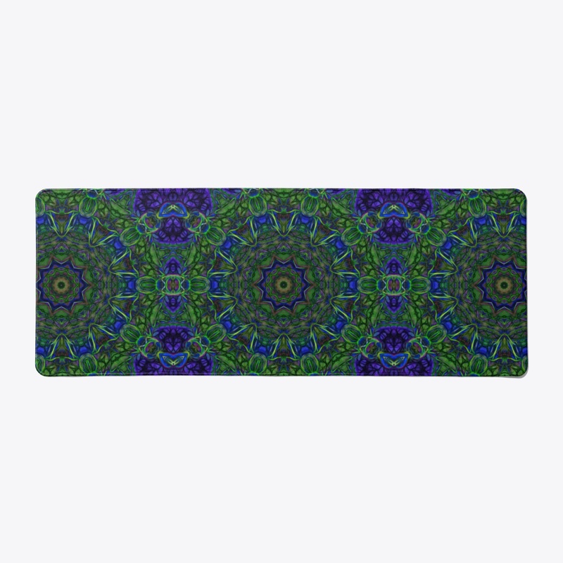 Blue Green Ribbon Kaleidoscope