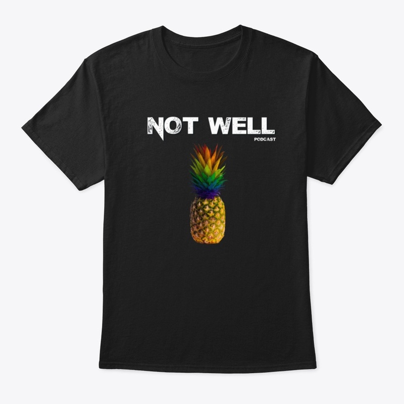 Not Well Black Classic Tee 