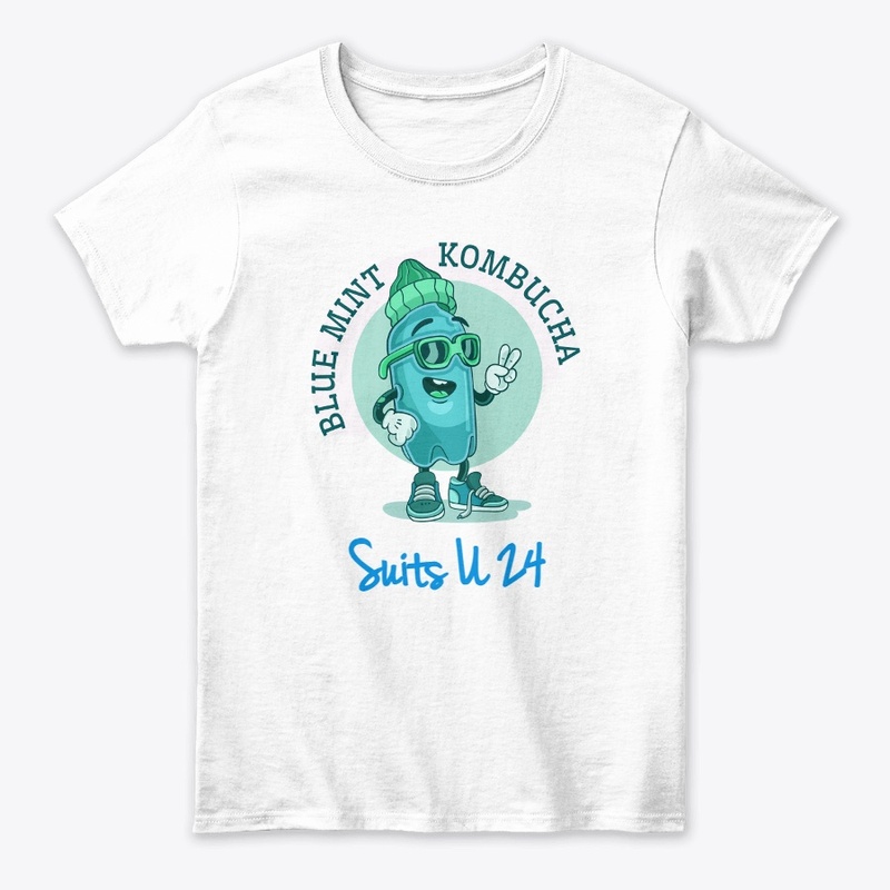 T-Shirt (blue mint kombucha)
