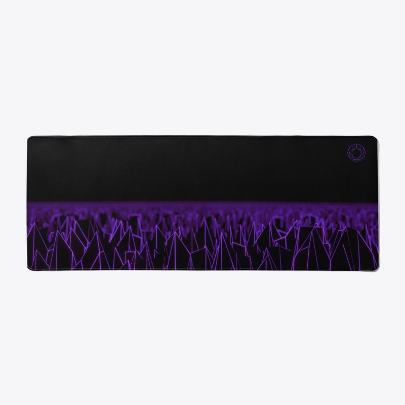 Purple Spiky Vaporwave Field