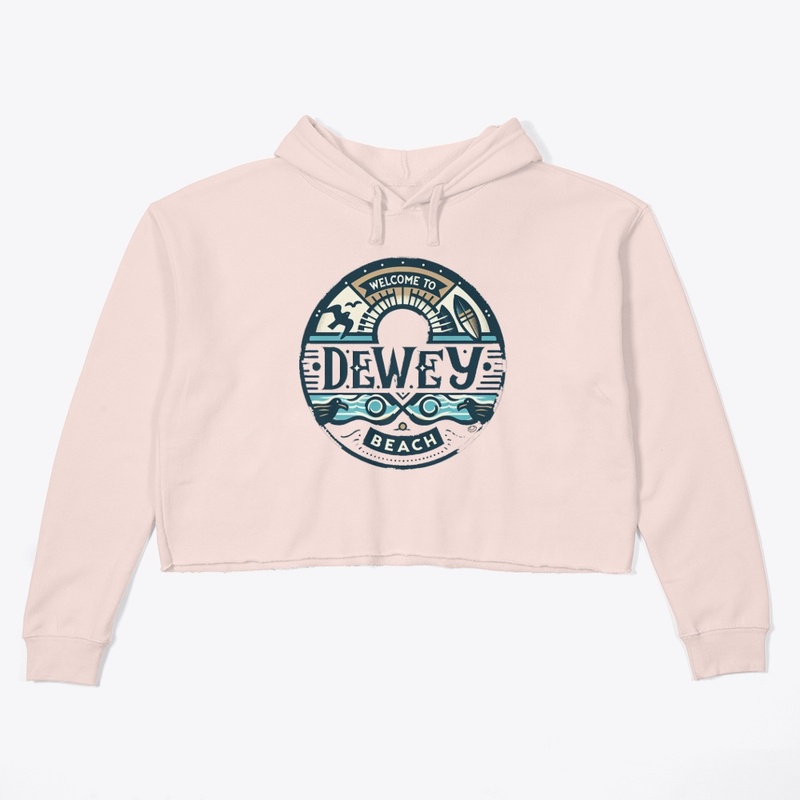 Welcome crop hoodie 