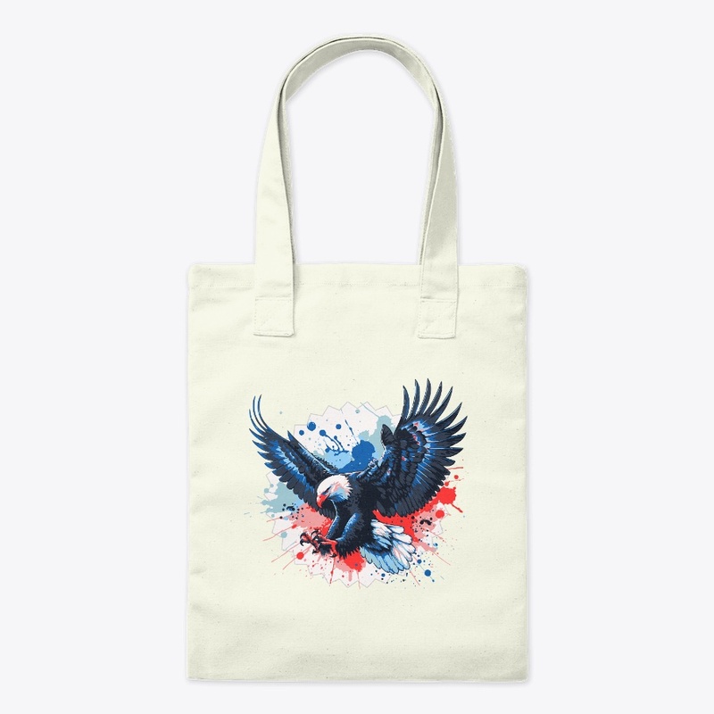 Fierce American Bald Eagle Patriotic 
