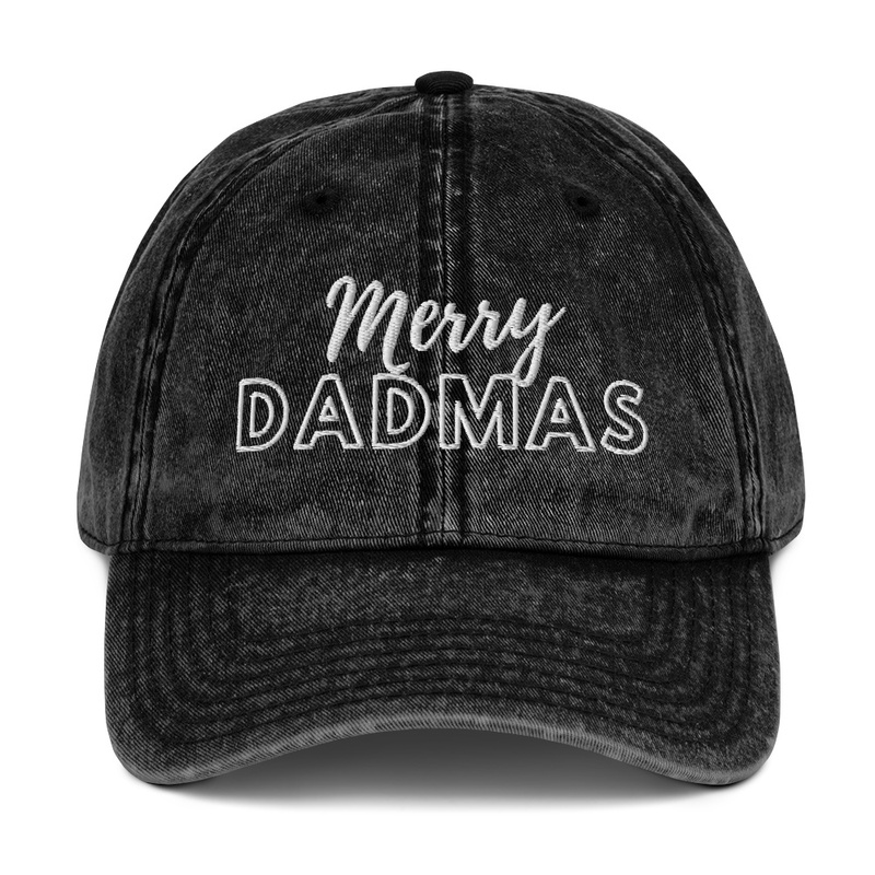 Merry Dadmas Vintage Dad Cap
