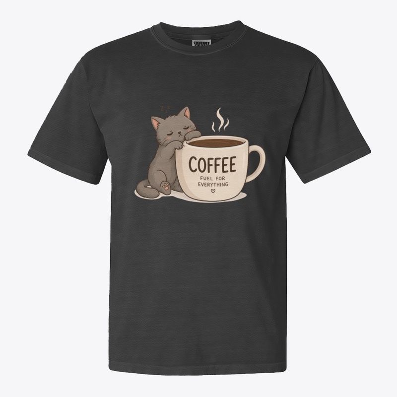 Coffee Fuel For Everything Cute Cat
