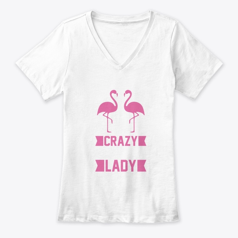 crazy flamingo lady