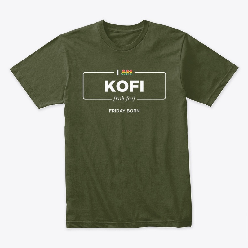 Kofi Ghanaian day name Apparel
