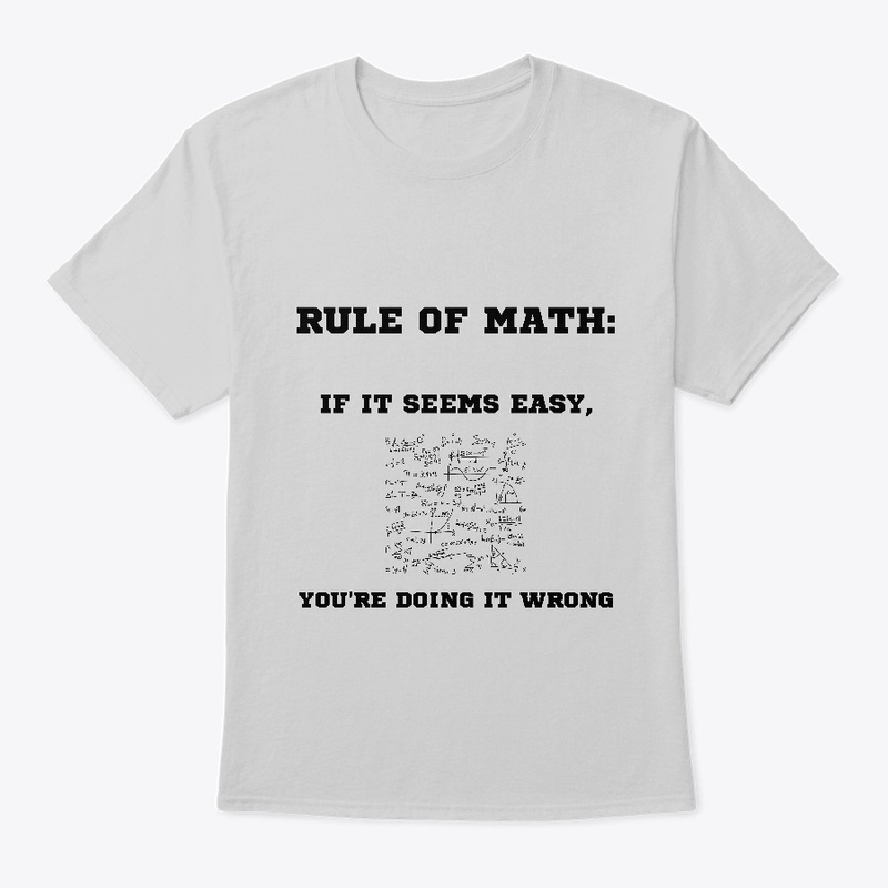 Rule of math- Light colors