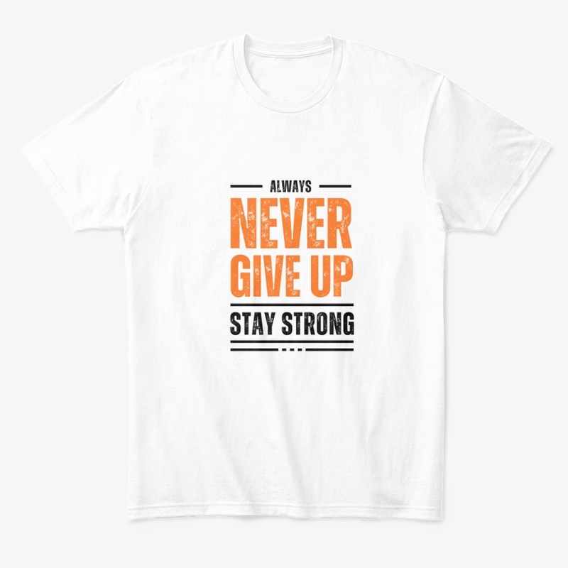 Never Give up Motivational upper